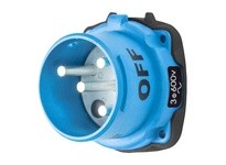 Meltric 31-68183-K14 DR100 INLET POLY BLUE SIZE 4 | YarinInd