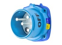 Meltric 31-68236-K16 DR100 INLET POLY BLUE SIZE 4 | YarinInd