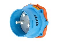 Meltric 31-98173-K07 DR150 INLET POLY BLUE SIZE 5 | YarinInd