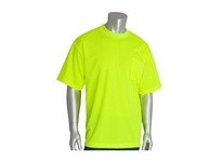 310-CNTSNLY-4X Non-ANSI Short Sleeve T-shirt Crew Neck Chest Pocket LY