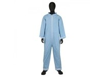 3100/5XL PosiWear Blue FR Coverall Zipper Front and Collar | YarinInd