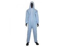 3106/2XL PosiWear FR Coverall Blue Hood Elastic Wrist and Ankles