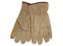 MCR 3110M Premium Brown Split Driver Glove Keystone Thumb | Durable Work Gloves