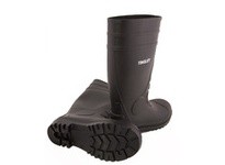 Tingley 31151-12 GENERAL PURPOSE PVC KNEE BOOTS 15 Plain Toe - Black Size 12
