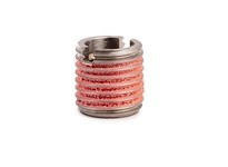 E-Z LOK 313-4 Threaded Insert for Metal - Thin Wall - 303 Stainless - 1/4-20 x 3/8-24 x 0.375" OAL Pack of 5