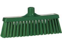 Vikan 31662 Broom Straight Neck Medium 12" PP/PBT Green | Industrial Cleaning Tool