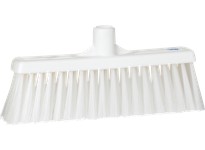 Vikan 31665 Broom Straight Neck Medium 12" PP/PBT White