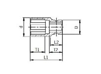 Sunex Tools 316MMG 3/8" Dr. 16mm Magnetic Impact Socket | YarinInd