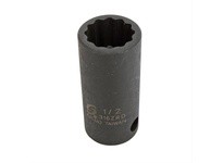 Sunex Tools 316ZRD 3/8" Dr. 1/2" 12pt Semi-Deep Impact Socket | Durable & Reliable