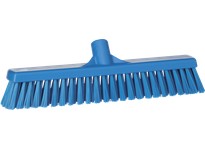 Vikan 31743 Broom Push Soft/Stiff 16.5" PP/PBT Blue