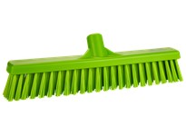 Vikan 317477 Broom Push Soft/Stiff 16.5" PP/PBT Lime
