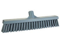 Vikan 317488 Broom Push Soft/Stiff 16.5" PP/PBT Gray