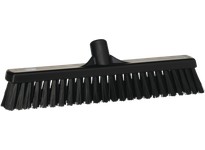 Vikan 31749 Broom Push Soft/Stiff 16.5" PP/PBT Black