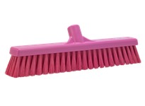 Vikan 31791 Broom Push Soft 16.5" PP/PBT Pink | YarinInd