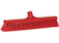 Vikan 31794 Broom Push Soft 16.5" PP/PBT Red