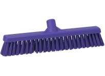 Vikan 31798 Broom Push Soft 16.5" PP/PBT Purple | Durable Cleaning Tool