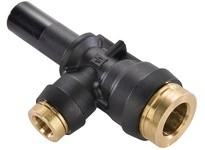 Dixon 31835600DOT Legris D.O.T. Push-In Plug In Run Tee