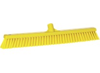 Vikan 31946 Broom Push Soft/Stiff 24" PP/PBT Yellow | YarinInd