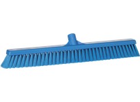 Vikan 31993 Broom Push Soft 24" PP/PBT Blue