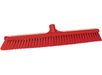 Vikan 31994 Broom Push Soft 24" PP/PBT Red | YarinInd