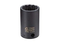 Sunex Tools 319MZRD 3/8" Dr. 19mm 12pt Semi-Deep Impact Socket | Durable & Reliable