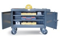 StrongHold 32.3-162CA Low Rise Mobile Tool Cart 36x16x19 2 Shelves
