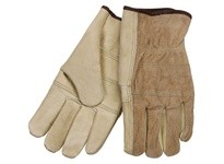 MCR 32055XL Industry Grade Cow Grain Driver Split Leather | Durable Work Gloves