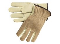 MCR 3205S Industry Grade Cow Grain Driver Brown Color | Durable Work Gloves