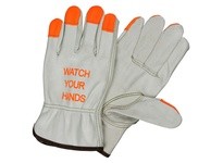 MCR 3213HVIXXL Ind Grd Cow Grain Driver Keystone Orange Hi-Viz | YarinInd