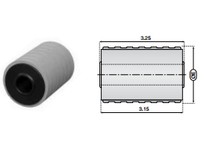 System Plast RETURN ROLLER Return Rollers and Accessories, Polypropylene, 3.25" Length, OrangeReturn Rollers and Accessories, Po