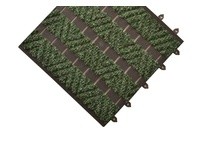 NoTrax 323S0012GN 323 Smart Step with Arrow Trax - Slotted - Hunter Green | YarinInd