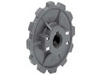 System Plast 880-12R1.44-DS-SS 880 Series Sprocket, 12 Teeth, 1.44" Round Bore, Molded Split Drive with Set Screw and 5.8" Pitch