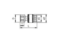 Sunex Tools 324U 3/8" Dr. 3/4" Universal Impact Socket | YarinInd