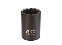 Sunex Tools 326ZRD 3/8" Dr. 13/16" 12pt Semi-Deep Impact Socket | Durable & Reliable