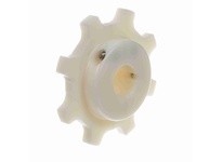 System Plast 1700-8R1.25-DMS-SS 1700 Series Sprocket, 8 Teeth, 1.25" Round Bore, Machined Split Drive with Set Screw and 5.08" P