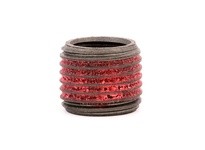 E-Z LOK 329-1008 Threaded Insert for Metal - Automotive - Carbon Steel - M10-1.0 (1/2" Reach) x 9/16-18 Pack of 5
