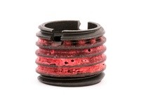 E-Z LOK 329-10F Threaded Insert for Metal - Standard Wall - Carbon Steel - 5/8-18 x 7/8-9 Pack of 5