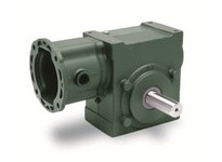 Dodge 32A40R14 40:1 Ratio Right Side Solid Output Shaft 140TC Flange 3.2" Center Distance Green PaintRatio: 40:1Center Distance: