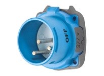 Meltric 33-18045-4X DS20 Inlet Poly Blue Size 2 Type 4X | YarinInd