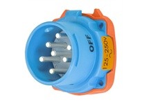 Meltric 33-18073-972-270 DS20 INLET POLY BLUE SIZE 2 TYPE 3R 3P+G 20 A 250 VAC 60 Hz +2 AUX FOR AUXILIARY SWITCH