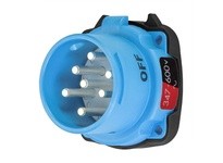 Meltric 33-18147-972 DS20 INLET POLY BLUE SIZE 2 TYPE 3R 3P+N+G 20 A 347/600 VAC 60 Hz +2 AUX