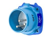 Meltric 33-18162-4X DS20 Inlet Poly Blue Size 2 Type 4X | YarinInd