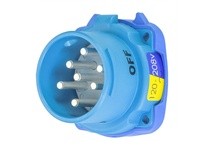 Meltric 33-18167-972 DS20 INLET POLY BLUE SIZE 2 TYPE 3R 3P+N+G 20 A 120/208 VAC 60 Hz +2 AUX