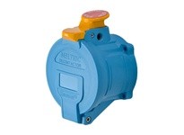 Meltric 33-34043-375-843-4X DS30 RECEPTACLE POLY BLUE SIZE 3 TYPE 4X 3P+G 30 A 480 VAC 60 Hz NO AUX PADLOCKABLE MUSHROOM PAWL TY