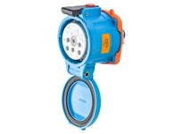 Meltric 33-34072-973 DS30 RECEPTACLE POLY BLUE SIZE 3 TYPE 3R 2P+G 30 A 250 VAC 60 Hz +3 AUX