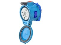 Meltric 33-34163-972-4X DS30 RECEPTACLE POLY BLUE SIZE 3 TYPE 4X 3P+G 30 A 208 VAC 60 Hz +2 AUX TYPE 4X WATERTIGHTNESS