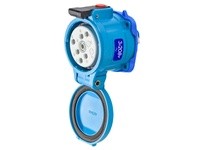 Meltric 33-34163-973 DS30 RECEPTACLE POLY BLUE SIZE 3 TYPE 3R 3P+G 30 A 208 VAC 60 Hz +3 AUX