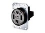 Meltric 33-34551-172-T221 DS7c RECEPTACLE POLY BLUE SIZE 4 IP 66/67/69 5P+G 30 A 600 VAC/130 VDC 60 Hz +2 AUX
