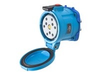 Meltric 33-34561-375 DS7c Receptacle Poly Blue Size 4 | YarinInd