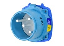 Meltric 33-38166 DS30 Inlet Poly Blue Size 3 Type 3R | Industrial Supplies